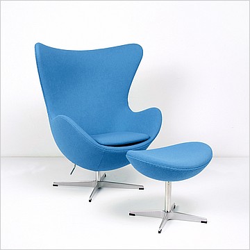 Jacobsen Egg Chair - Aegean Blue