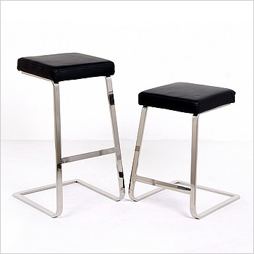 Mies van der Rohe Style: Exhibition Counter Height Bar Stool