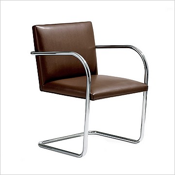 Mies van der Rohe Style: Tubular Side Chair