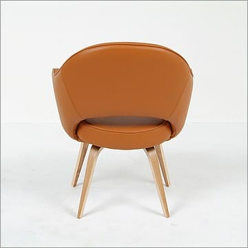 Saarinen Style: Executive Arm Chair Wood Legs