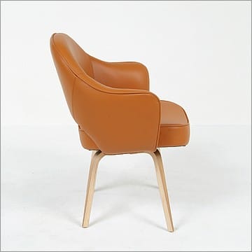 Saarinen Style: Executive Arm Chair Wood Legs
