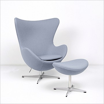 Jacobsen Egg Chair - Powder Blue
