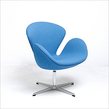 Jacobsen Swan Chair - Aegean Blue