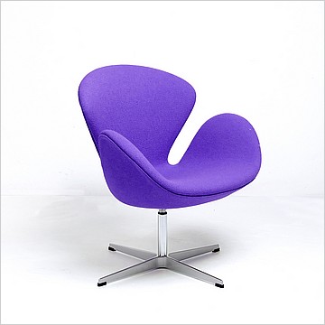 Jacobsen Swan Chair - Plum Purple