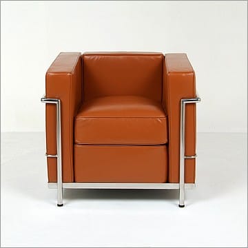 Le Corbusier Style LC2 Chair - Honey Tan - View 8