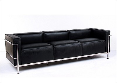 Grande Sofa - Standard Black Leather