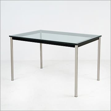 Corbusier Dining Table - Glass Top
