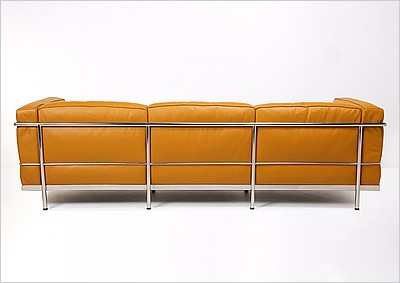 Grande Feather Relaxed Sofa - Golden Tan Leather