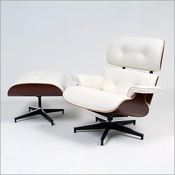 Molded Plywood Lounger - Chair & Ottoman Set