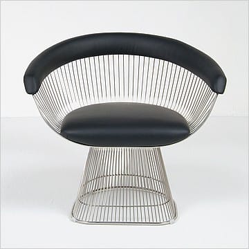 Platner Style: Wire Frame Lounge Chair