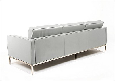 Florence Knoll Sofa - Nimbus Gray Leather