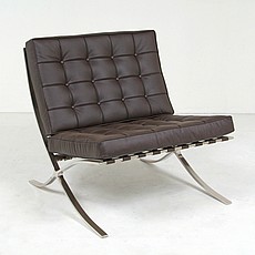 Show product details for Exhibition Chair - Java Brown Leather