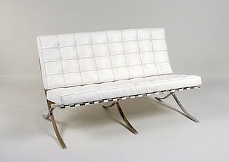 Show product details for Exhibition Loveseat - Arctic White