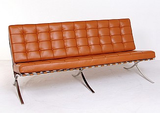 Show product details for Exhibition Sofa - Honey Tan Leather