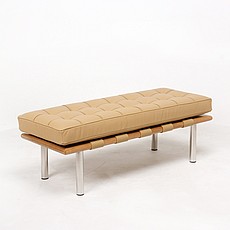 Show product details for Exhibition Narrow Bench - Driftwood Tan
