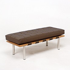 Show product details for Exhibition Narrow Bench - Java Brown