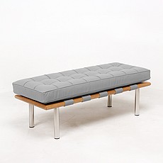 Show product details for Exhibition Narrow Bench - Nimbus Gray