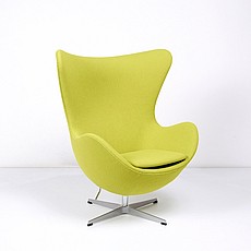 Show product details for Jacobsen Egg Chair - Lime Green