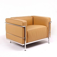 Show product details for Grande Lounge Chair - Driftwood Tan Leather