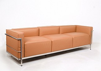 Show product details for Grande Sofa - Terra Brown Leather