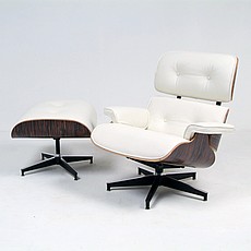 Show product details for Eames: Lounge Chair & Ottoman Reproduction