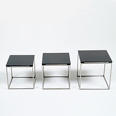 Show product details for Kjaerholm: PK71 Nested Table Cube Set Reproduction
