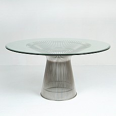 Show product details for Platner Wire Frame Round Dining Table - 54in Diameter