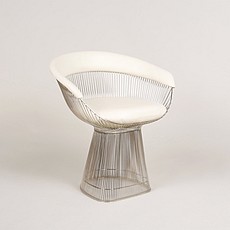 Show product details for Platner Style: Wire Frame Dining Chair