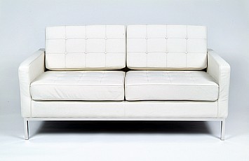 Florence Knoll Inspired 2-Seat Sofa