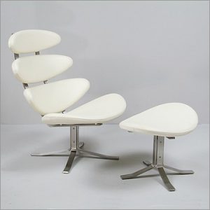 Volther Chair Replica in Beige White