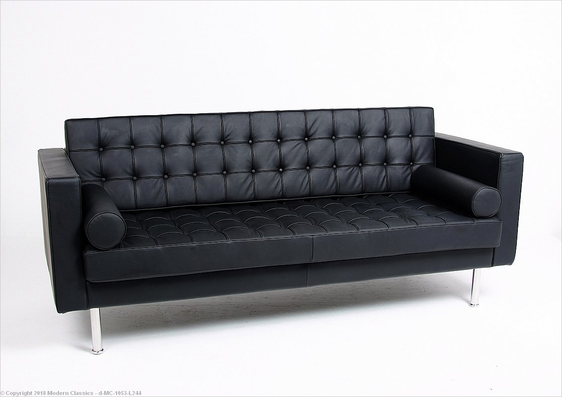 mies van der rohe leather sofa