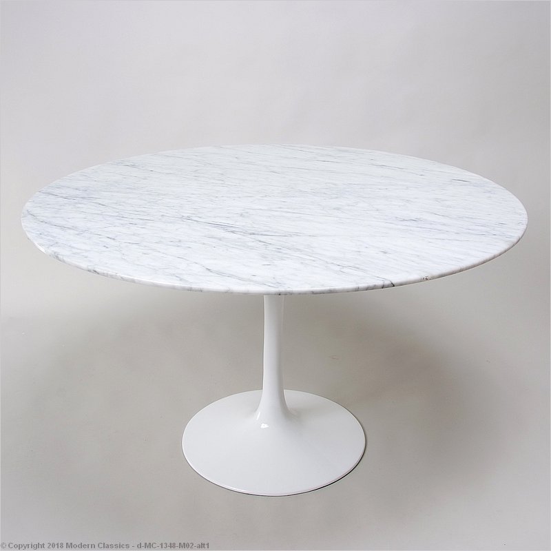 Tulip Dining Table Round 48 Inch, 48 Round White Pedestal Table