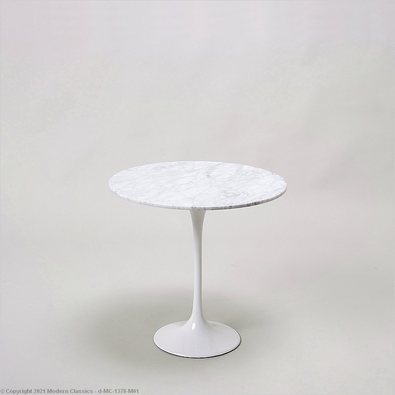 White tulip cheap side table