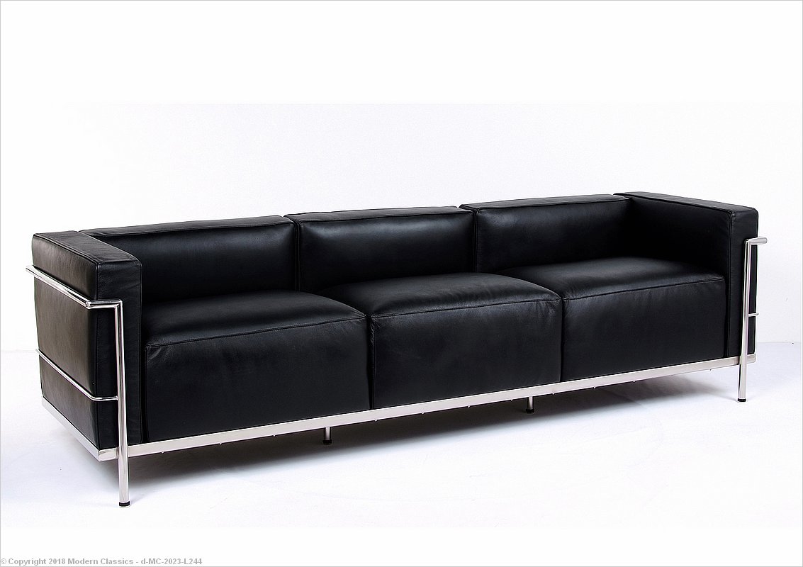 Lc3 Grande Sofa Standard Black Le