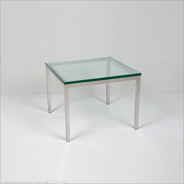 Small Square Glass Top Side Table, Small Square Glass Top Coffee Table