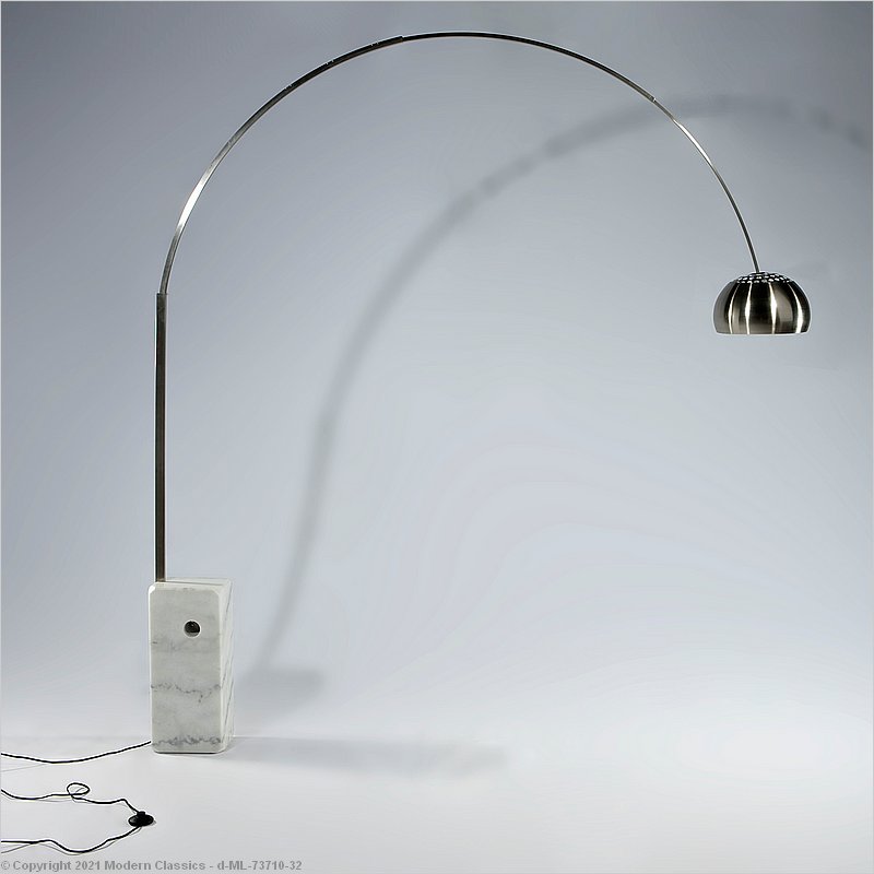 Arco Floor Lamp  Designed by Achille Castiglioni