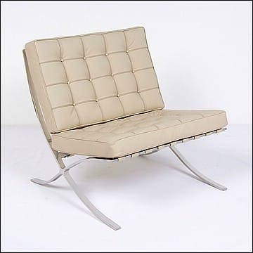 Exhibition Chair - Sandstone Leather