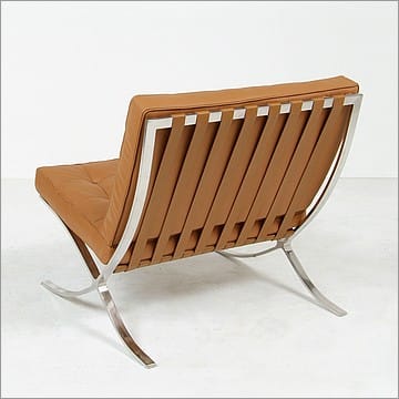 Back of the Autumn Tan Exhibition Chair
