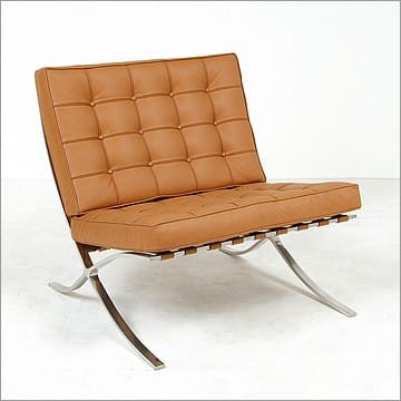 Exhibition Chair - Autumn Tan Leather