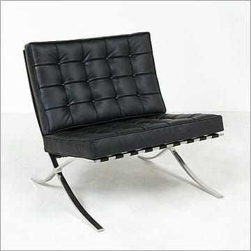 Exhibition Chair - Standard Black Leather