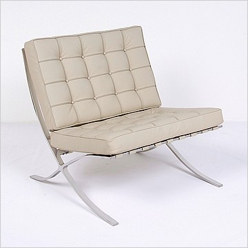 Exhibition Chair - Buff Tan Leather