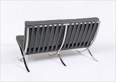 Mies van der Rohe Style: Exhibition Loveseat