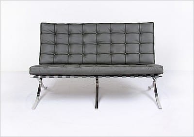 Mies van der Rohe Style: Exhibition Loveseat