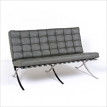 Exhibition Loveseat - Inspired by the Barcelona Chair - Main Photo