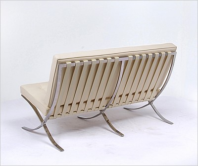 Mies van der Rohe Style: Exhibition Loveseat