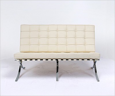 Mies van der Rohe Style: Exhibition Loveseat