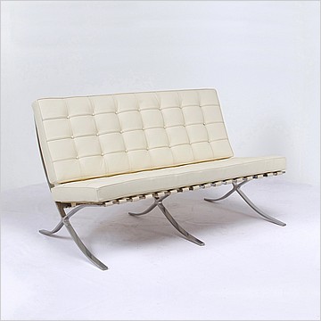 Exhibition Loveseat - Inspired by the Barcelona Chair - Main Photo