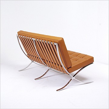 Exhibition Loveseat - Inspired by the Barcelona Chair - Photo 3