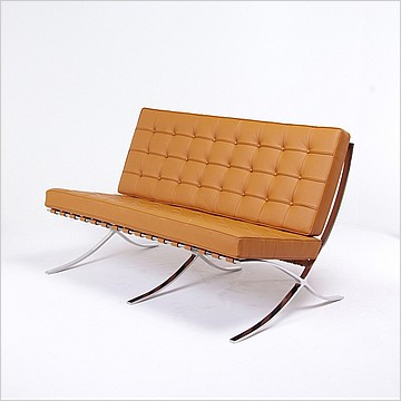 Exhibition Loveseat - Inspired by the Barcelona Chair - Photo 7