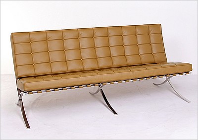 Exhibition Sofa - Terra Brown Leather